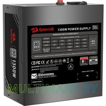 Блок питания Redragon RGPS-1300W (71813) картинка 6